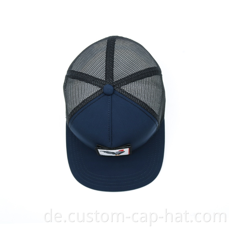 blue trucker cap